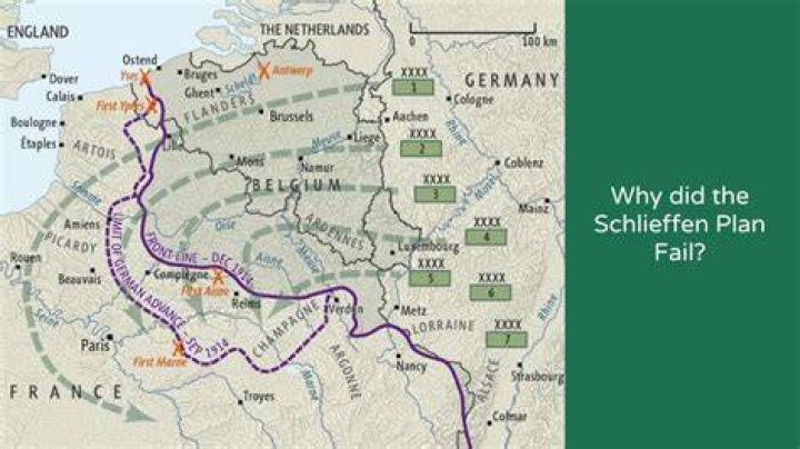 Why did the Schlieffen Plan ultimately collapse?