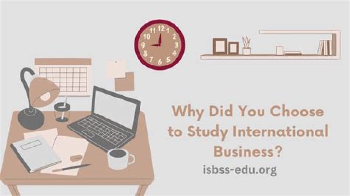 Why did you choose to study business?