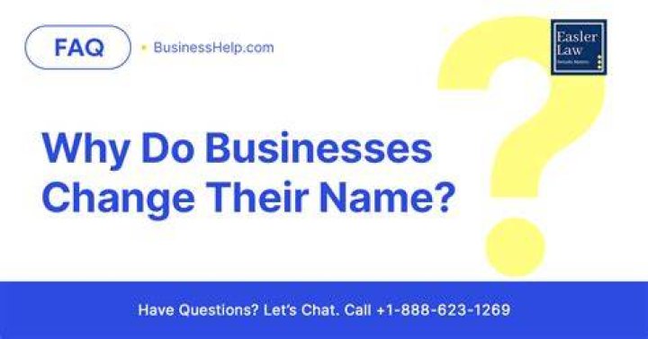 Why do businesses change?