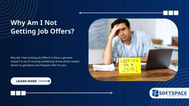 Why I am not getting a good job?