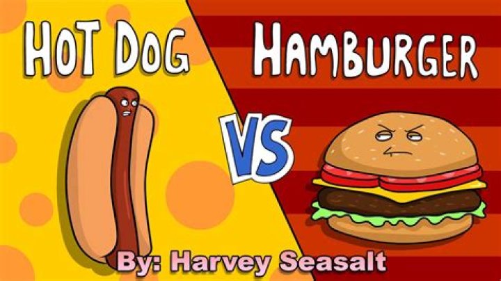 Why is a hamburger better than a hotdog?