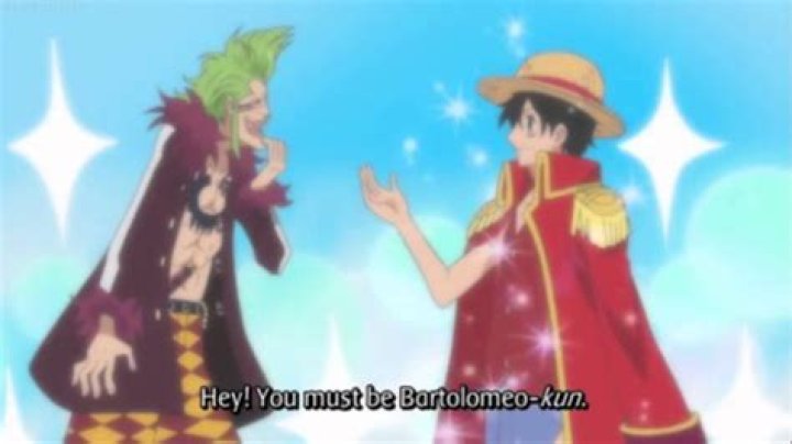 Why is Bartolomeo obsessed with Luffy?