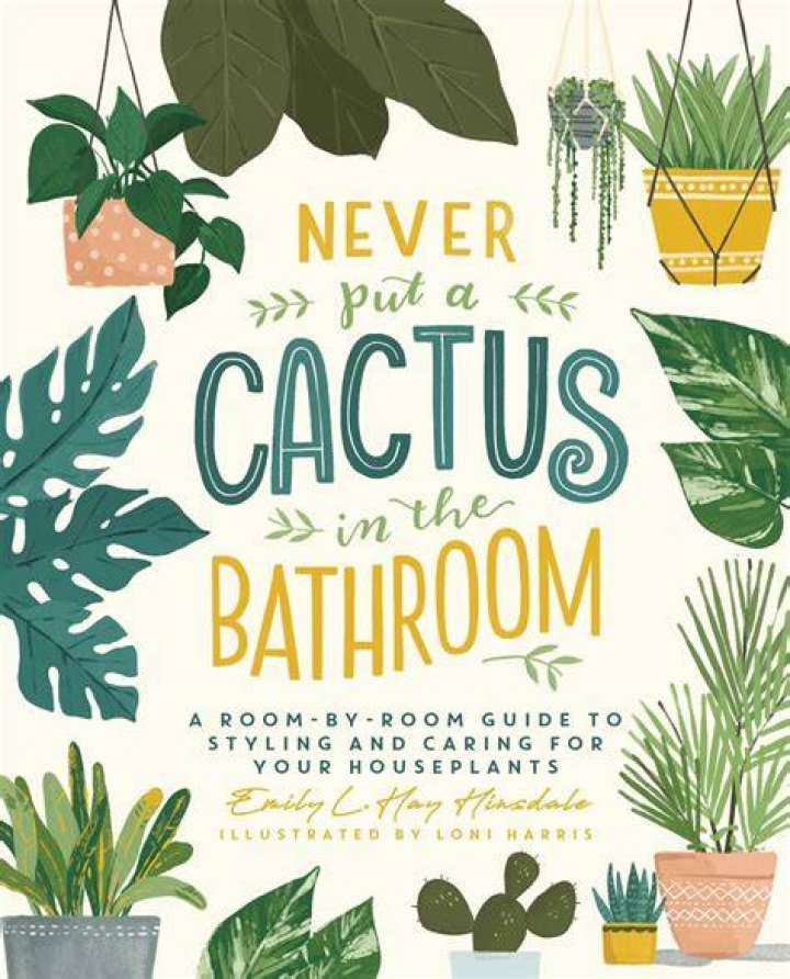 Why not put a cactus in the bathroom?