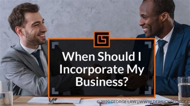 Why should you incorporate your business?
