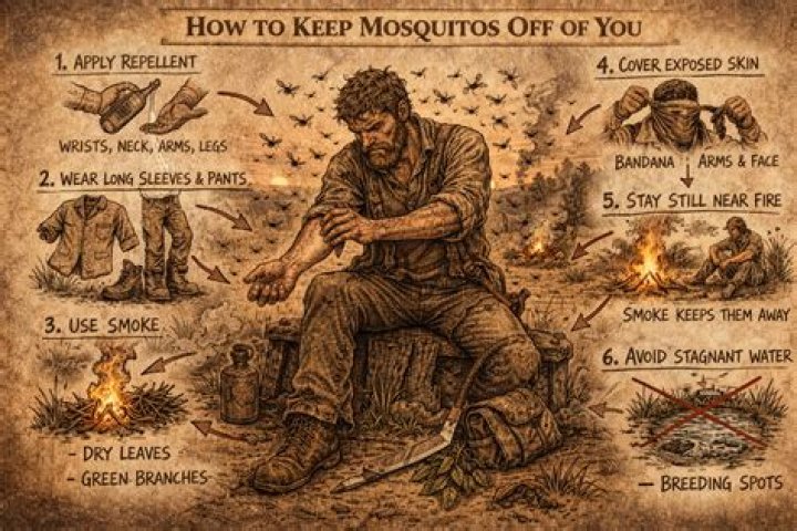 Will mud keep mosquitoes off you?